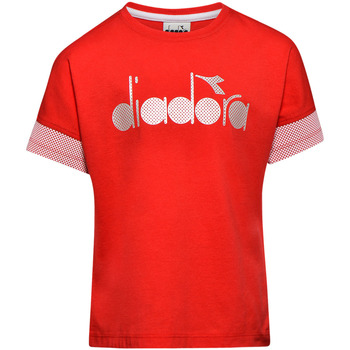 Oblačila Otroci Majice s kratkimi rokavi Diadora 102175914 Rdeča