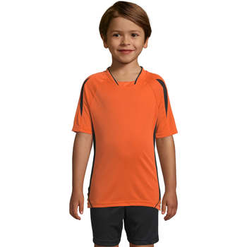 Oblačila Otroci Majice s kratkimi rokavi Sols Maracana - CAMISETA NIÑO MANGA CORTA Oranžna
