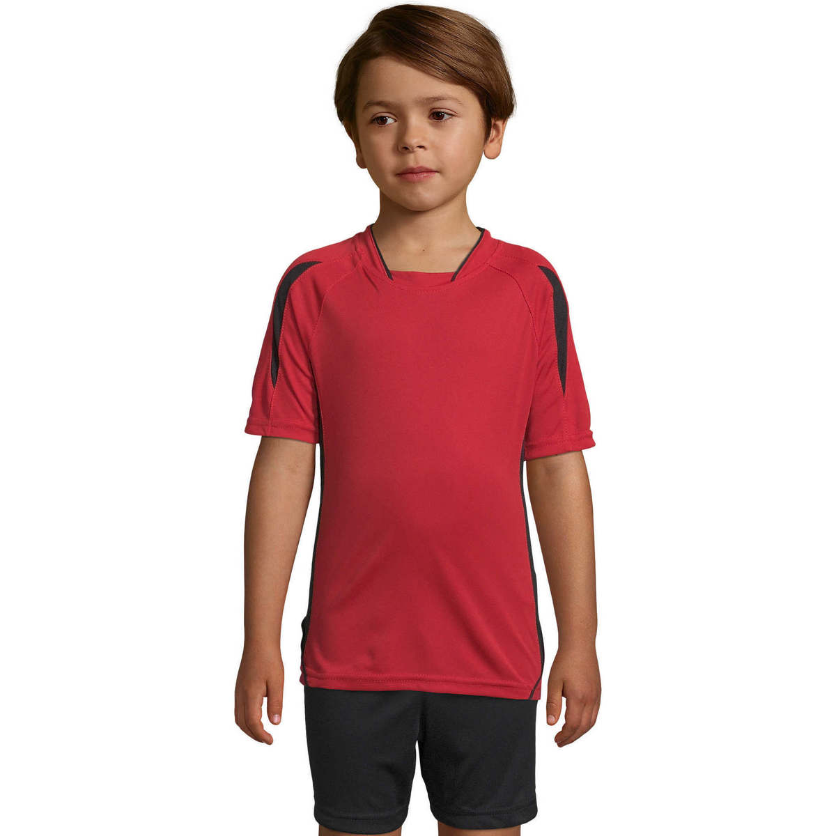 Oblačila Otroci Majice s kratkimi rokavi Sols Maracana - CAMISETA NIÑO MANGA CORTA Rdeča