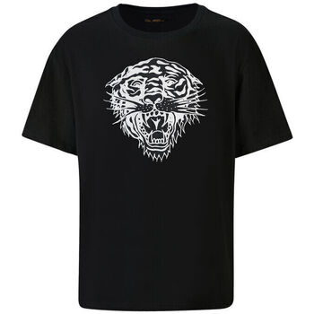 Oblačila Moški Majice s kratkimi rokavi Ed Hardy - Tiger-glow t-shirt black Črna