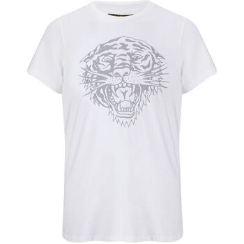 Oblačila Moški Majice s kratkimi rokavi Ed Hardy - Tiger-glow t-shirt white Bela