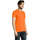 Oblačila Moški Majice s kratkimi rokavi Sols CAMISETA DE MANGA CORTA Oranžna