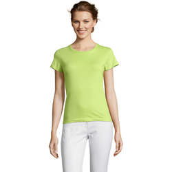 Oblačila Ženske Majice s kratkimi rokavi Sols Miss camiseta manga corta mujer Verde