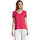 Oblačila Ženske Majice s kratkimi rokavi Sols MOTION camiseta de pico mujer Rožnata