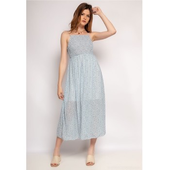 Oblačila Ženske Dolge obleke Fashion brands 571-BLEU-CLAIR Modra
