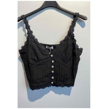 Oblačila Ženske Topi & Bluze Fashion brands 6133-BLACK Črna