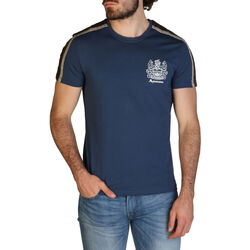 Oblačila Moški Majice s kratkimi rokavi Aquascutum - qmt017m0 Modra