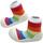 Čevlji  Otroci Nogavice za dojenčke Attipas Rainbow - White Večbarvna