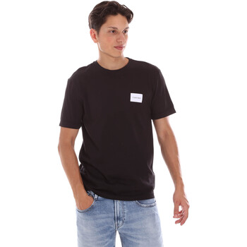 Oblačila Moški Majice & Polo majice Calvin Klein Jeans K10K107281 Črna