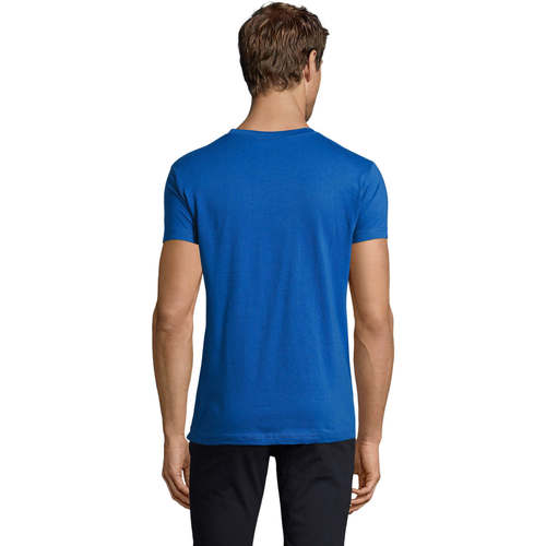Sols REGENT FIT CAMISETA MANGA CORTA  AJUSTADA HOMBRE DE ALGODÓN Modra