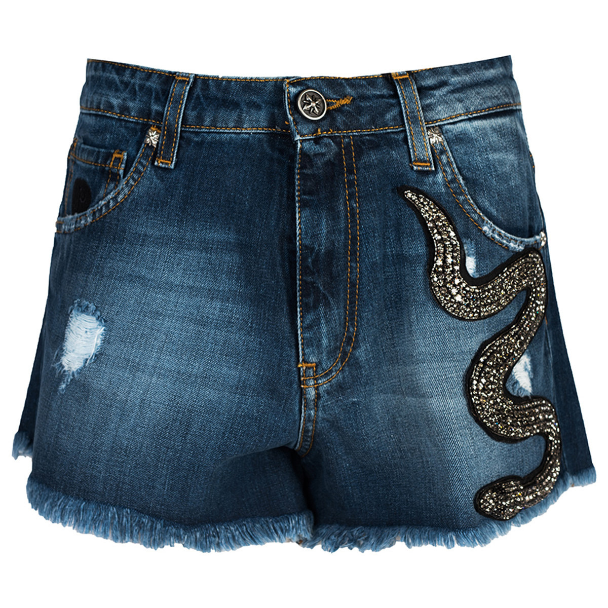 Oblačila Ženske Kratke hlače & Bermuda John Richmond RWP20225SH | Albanse Modra