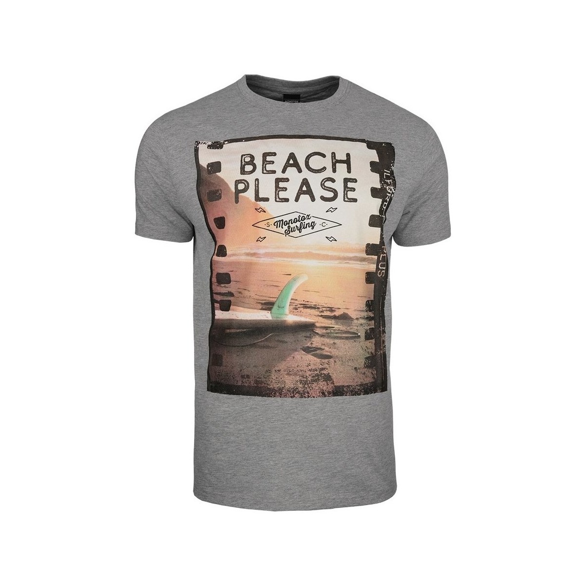 Oblačila Moški Majice s kratkimi rokavi Monotox Beach Siva