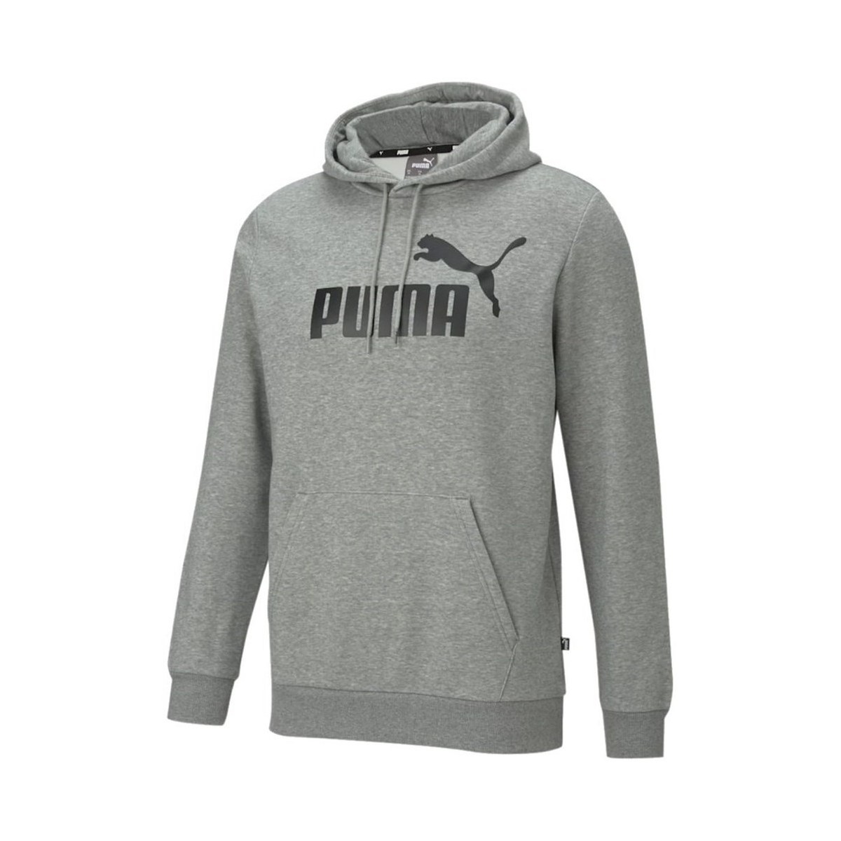 Oblačila Moški Puloverji Puma Essential Big Logo Hoody Siva