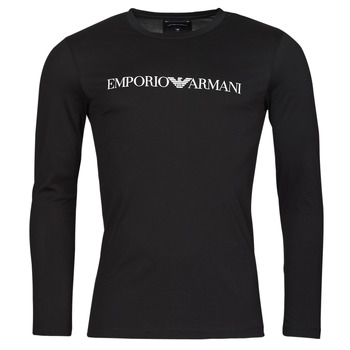 Oblačila Moški Majice z dolgimi rokavi Emporio Armani 8N1TN8 Črna
