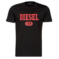 Oblačila Moški Majice s kratkimi rokavi Diesel T-DIEGOR-K46 Črna