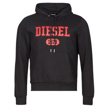 Oblačila Moški Puloverji Diesel S-GINN-HOOD-K25 Črna