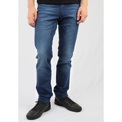 Oblačila Moški Jeans straight Wrangler Greensboro W15QEH76 Modra