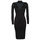 Oblačila Ženske Dolge obleke Guess DENISE DRESS SWEATER Črna