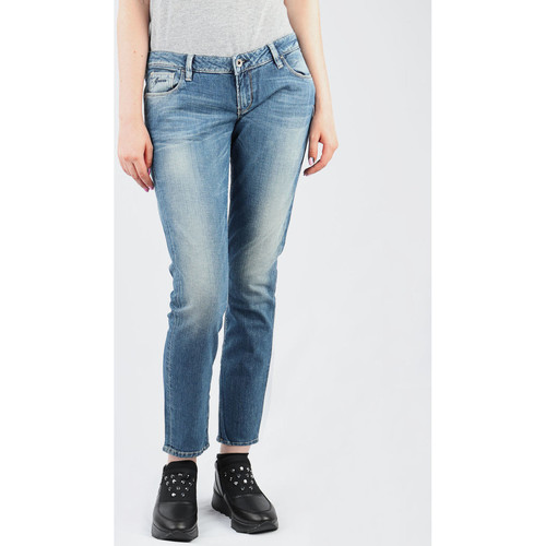 Oblačila Ženske Jeans skinny Guess Beverly Skinny W21003D0ET0-NEPE Modra