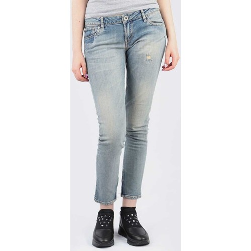 Oblačila Ženske Jeans skinny Guess Beverly Skinny W22003D0HI0-LIFA Modra