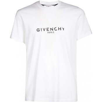 Oblačila Moški Majice s kratkimi rokavi Givenchy BM70K93002 Bela