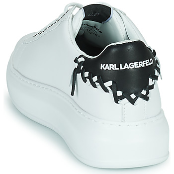 Karl Lagerfeld KAPRI Whipstitch Lo Lace Bela / Črna