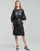 Oblačila Ženske Kratke obleke Karl Lagerfeld FAUX LEATHER DRESS Črna