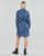 Oblačila Ženske Kratke obleke Liu Jo ABITO CAMICIA DEN.BLUE PRINTS WASH Modra