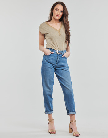Oblačila Ženske Jeans straight Liu Jo CANDY HIGH WAIST Modra
