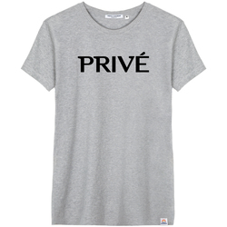 Oblačila Ženske Majice s kratkimi rokavi French Disorder T-shirt femme  Prive Siva