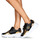 Čevlji  Ženske Nizke superge Versace Jeans Couture 72VA3SC7 Črna / Pozlačena