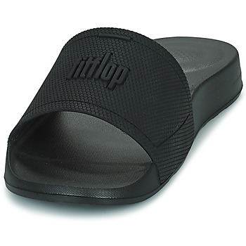 FitFlop Iqushion Pool Slide Tonal Rubber Črna