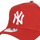 Tekstilni dodatki Kape s šiltom New-Era CLEAN TRUCKER NEW YORK YANKEES Rdeča / Bela