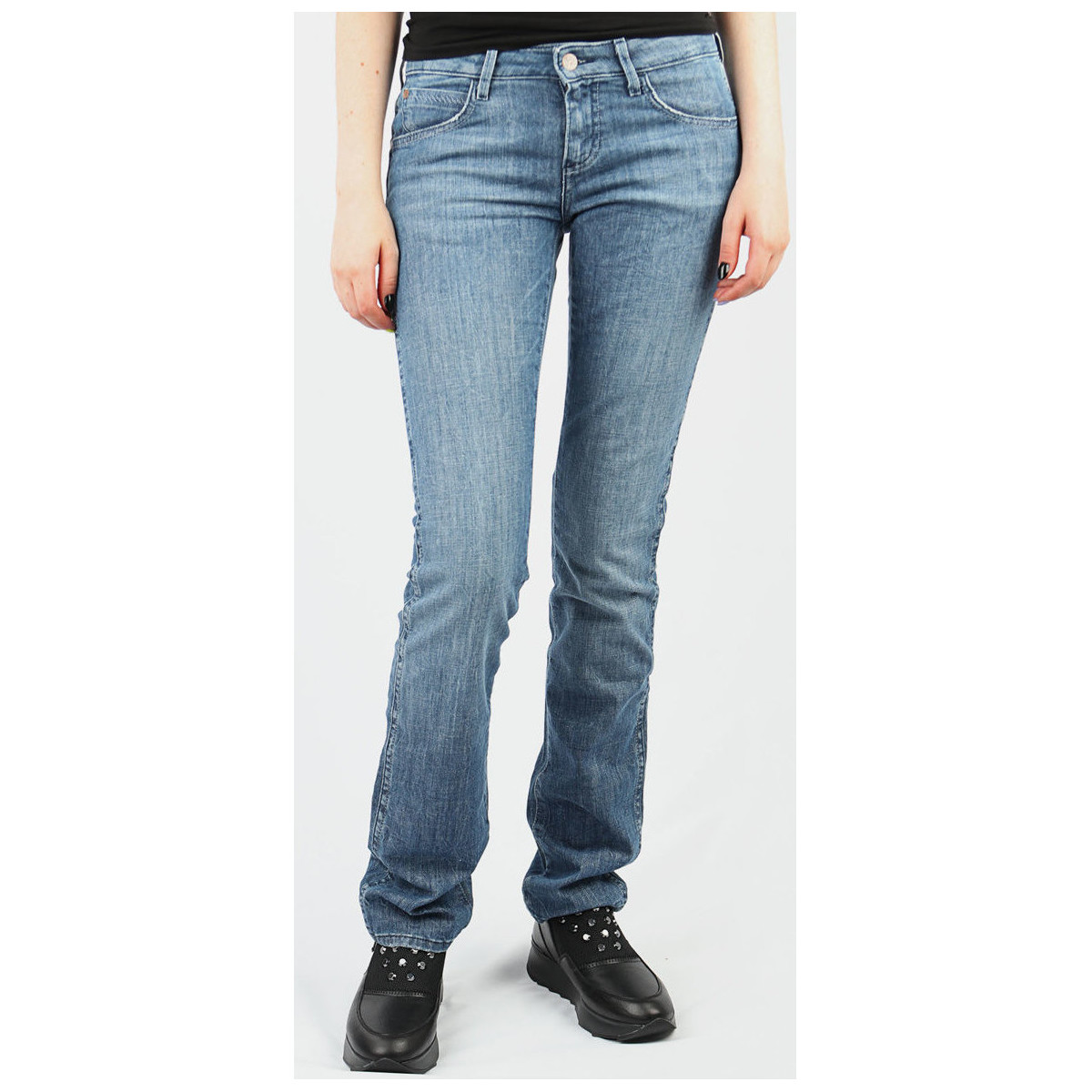 Oblačila Ženske Jeans skinny Wrangler Lia Slim Leg Regular W258WT10S Modra