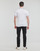 Oblačila Moški Polo majice kratki rokavi Calvin Klein Jeans TIPPING SLIM POLO Bela / Črna