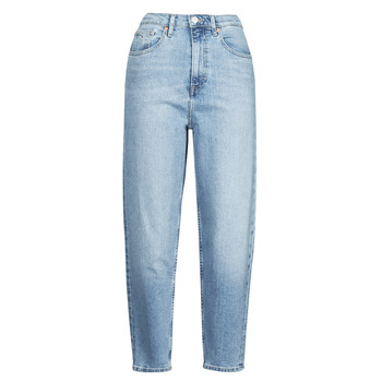 Oblačila Ženske Jeans straight Tommy Jeans MOM JEAN UHR TPRD CE610 Modra