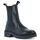 Čevlji  Ženske Gležnjarji Palladium TECNO CHELSEA BOOTS HAUTE  1-BLACK/BLACK 97673 Črna