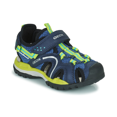 Čevlji  Dečki Športni sandali Geox J BOREALIS BOY Modra / Zelena