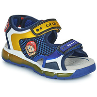 Čevlji  Dečki Sandali & Odprti čevlji Geox J SANDAL ANDROID BOY Modra / Rdeča