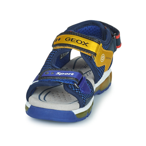 Geox J SANDAL ANDROID BOY Modra / Rdeča