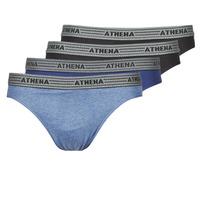 Spodnje perilo Moški Spodnje hlače Athena BASIC COTON X4 Modra / Črna / Modra / Črna