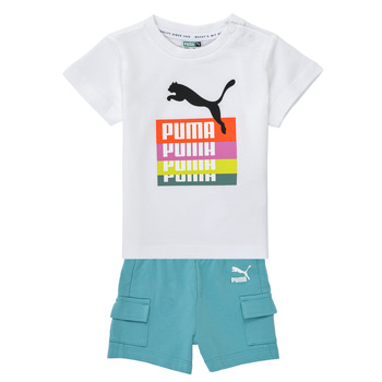 Oblačila Otroci Otroški kompleti Puma MINICATS PRIME SHORT SET Večbarvna