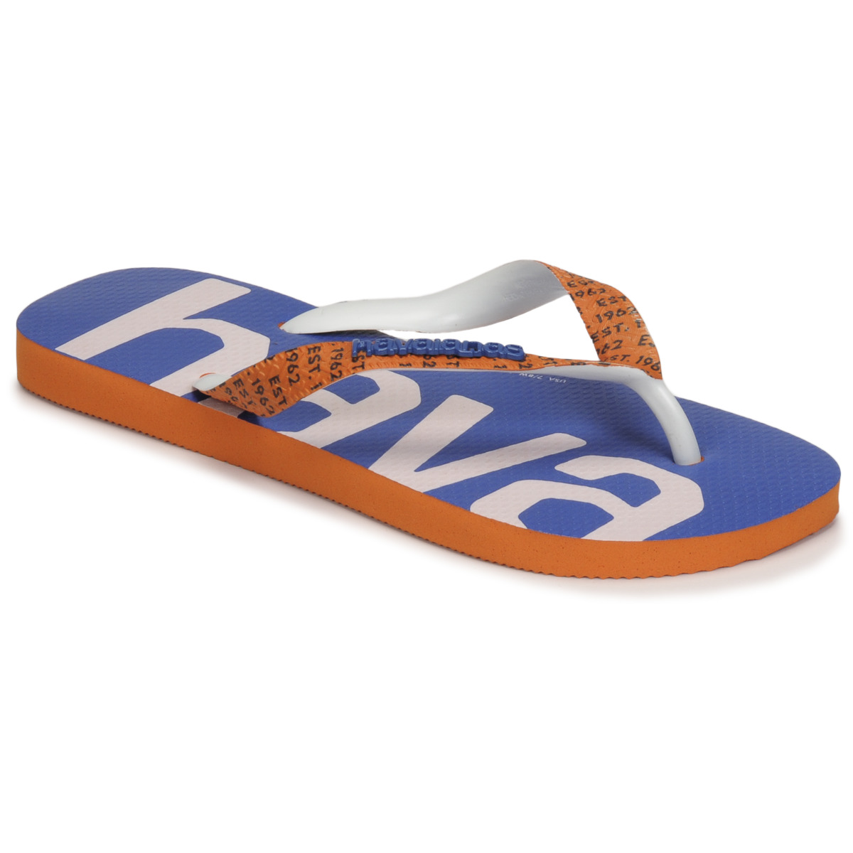 Čevlji  Japonke Havaianas TOP LOGOMANIA MID TECH Modra / Oranžna