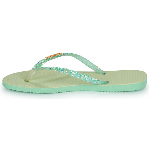 Havaianas SLIM GLITTER FLOURISH Zelena