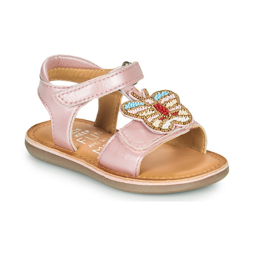 Čevlji  Deklice Sandali & Odprti čevlji Mod'8 CLOONIMALS Rožnata