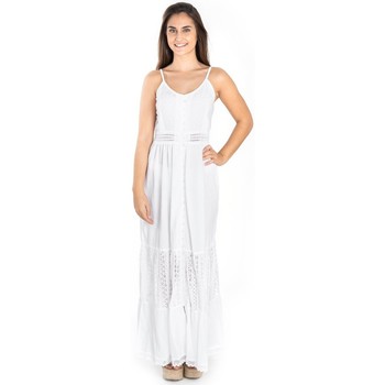 Oblačila Ženske Dolge obleke Isla Bonita By Sigris Obleka Bela