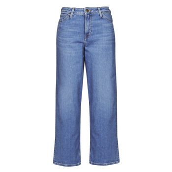 Oblačila Ženske Jeans straight Lee WIDE LEG LONG Modra
