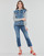 Oblačila Ženske Jeans jakne Desigual CHAQ_OLIMPIA Siva / Modra