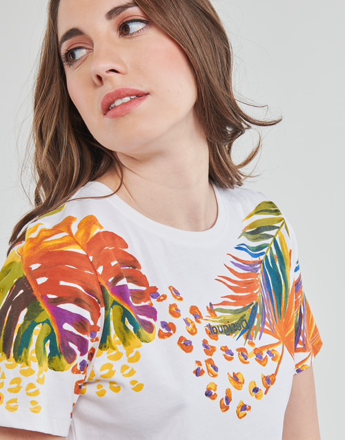 Desigual TS_MINNEAPOLIS Bela / Večbarvna
