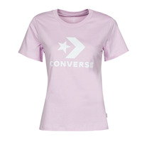 Oblačila Ženske Majice s kratkimi rokavi Converse Star Chevron Center Front Tee Ametist
